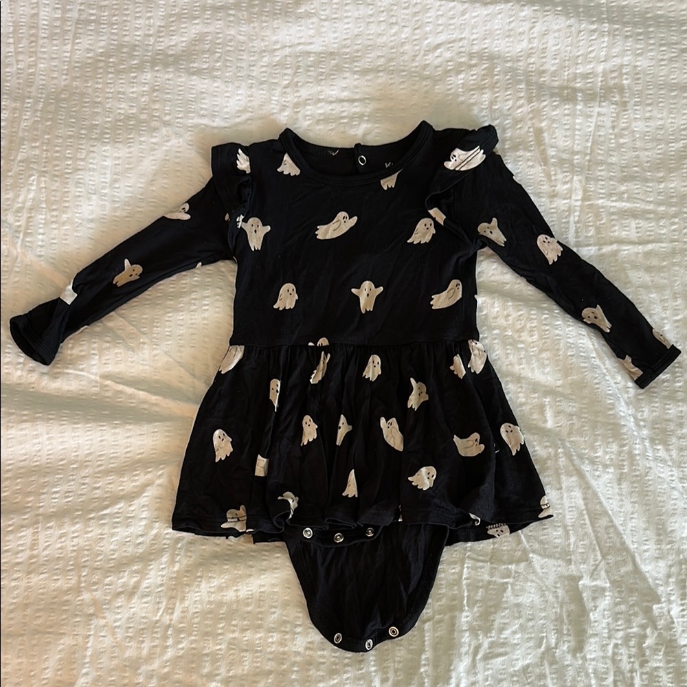Kyte BABY bodysuit dress “Boo” size 12-18 months